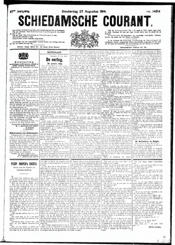 Schiedamsche Courant 1914-08-27