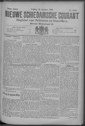 Nieuwe Schiedamsche Courant 1900-10-19
