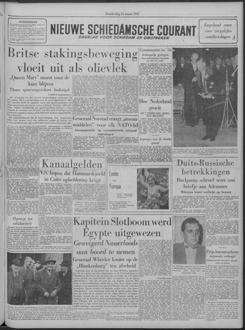 Nieuwe Schiedamsche Courant 1957-03-21