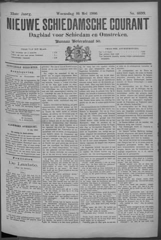 Nieuwe Schiedamsche Courant 1900-05-16