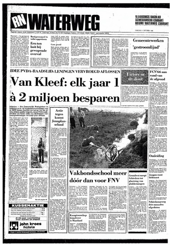 Rotterdamsch Nieuwsblad / Schiedamsche Courant / Rotterdams Dagblad / Waterweg / Algemeen Dagblad 1985-10-01