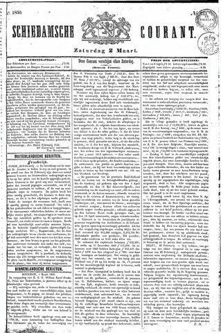 Schiedamsche Courant 1850-03-02