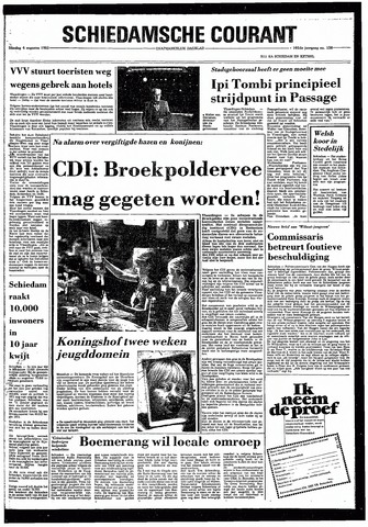 Rotterdamsch Nieuwsblad / Schiedamsche Courant / Rotterdams Dagblad / Waterweg / Algemeen Dagblad 1981-08-04