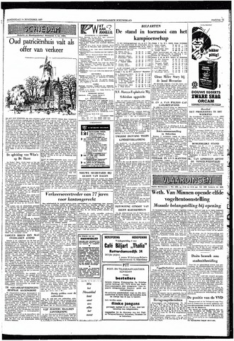 Rotterdamsch Nieuwsblad / Schiedamsche Courant / Rotterdams Dagblad / Waterweg / Algemeen Dagblad 1957-11-14