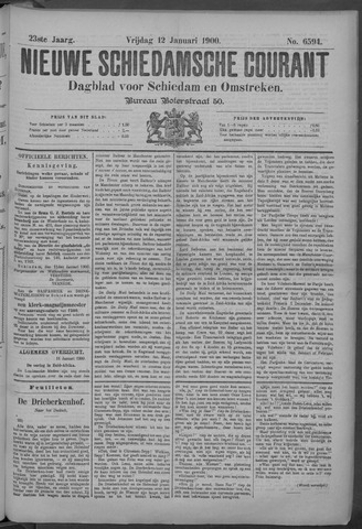 Nieuwe Schiedamsche Courant 1900-01-12