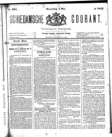 Schiedamsche Courant 1886-05-03