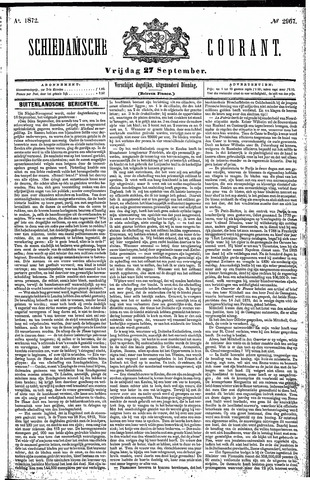 Schiedamsche Courant 1872-09-27