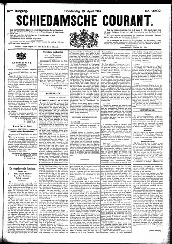 Schiedamsche Courant 1914-04-16