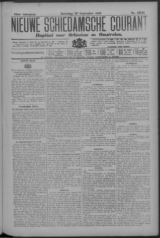 Nieuwe Schiedamsche Courant 1919-09-20
