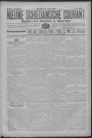 Nieuwe Schiedamsche Courant 1921-04-16