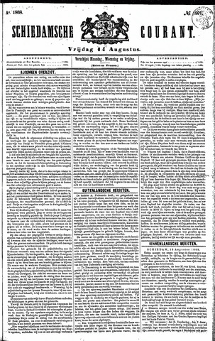 Schiedamsche Courant 1868-08-14