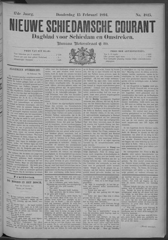 Nieuwe Schiedamsche Courant 1894-02-15