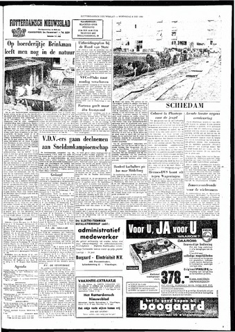 Rotterdamsch Nieuwsblad / Schiedamsche Courant / Rotterdams Dagblad / Waterweg / Algemeen Dagblad 1964-05-06