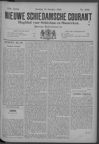Nieuwe Schiedamsche Courant 1894-10-14