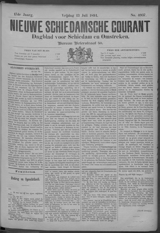 Nieuwe Schiedamsche Courant 1894-07-13