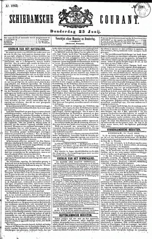 Schiedamsche Courant 1863-06-25