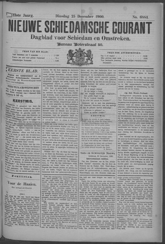 Nieuwe Schiedamsche Courant 1900-12-25