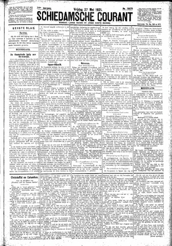 Schiedamsche Courant 1921-05-27