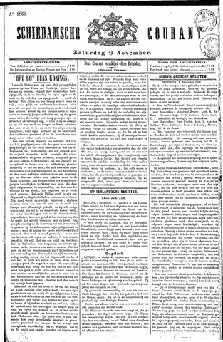 Schiedamsche Courant 1850-11-09
