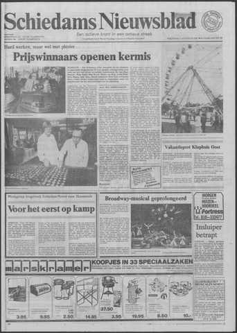 Schiedams Nieuwsblad 1981-08-05