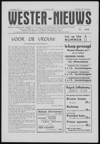 Wester Nieuws 1961-02-16