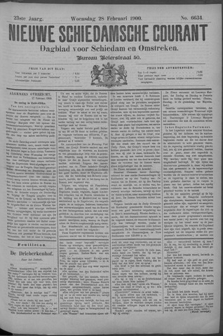 Nieuwe Schiedamsche Courant 1900-02-28