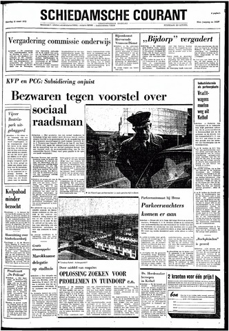 Rotterdamsch Nieuwsblad / Schiedamsche Courant / Rotterdams Dagblad / Waterweg / Algemeen Dagblad 1972-03-11
