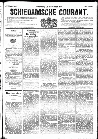 Schiedamsche Courant 1914-11-25