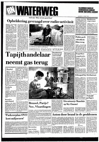 Rotterdamsch Nieuwsblad / Schiedamsche Courant / Rotterdams Dagblad / Waterweg / Algemeen Dagblad 1985-03-11