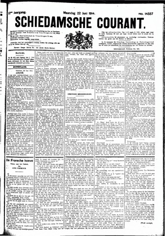 Schiedamsche Courant 1914-06-22