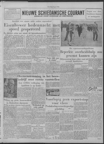 Nieuwe Schiedamsche Courant 1956-06-09