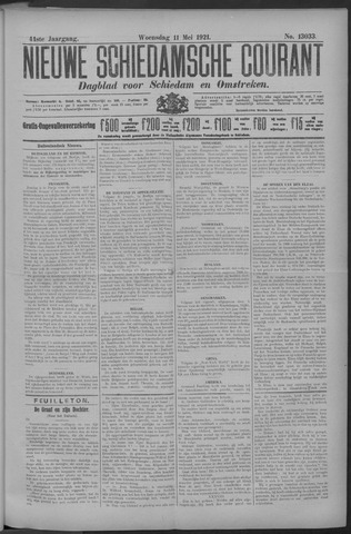 Nieuwe Schiedamsche Courant 1921-05-11