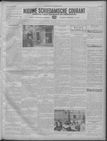 Nieuwe Schiedamsche Courant 1934-08-06