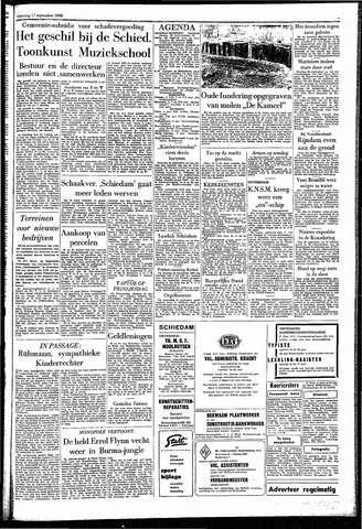 Rotterdamsch Parool / De Schiedammer 1960-09-17