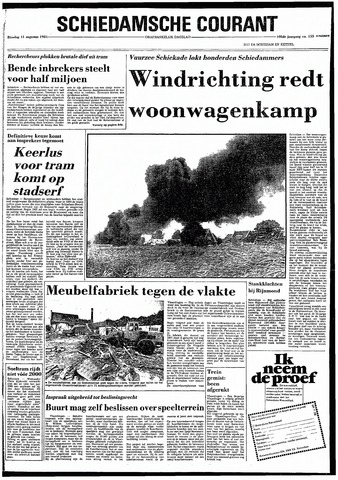 Rotterdamsch Nieuwsblad / Schiedamsche Courant / Rotterdams Dagblad / Waterweg / Algemeen Dagblad 1981-08-11