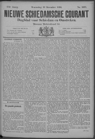 Nieuwe Schiedamsche Courant 1894-12-19