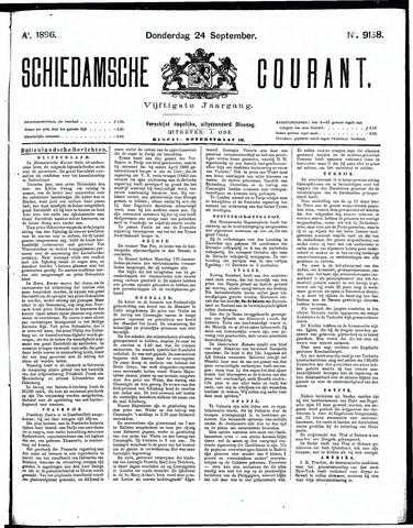 Schiedamsche Courant 1896-09-24