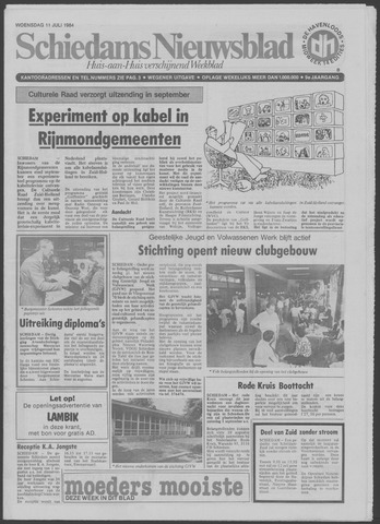 Schiedams Nieuwsblad 1984-07-11