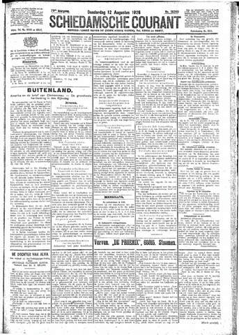 Schiedamsche Courant 1926-08-12
