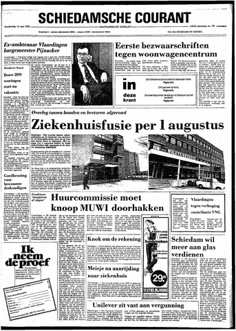 Rotterdamsch Nieuwsblad / Schiedamsche Courant / Rotterdams Dagblad / Waterweg / Algemeen Dagblad 1981-05-14
