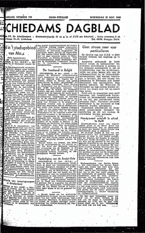 Schiedamsch Dagblad 1944-11-22