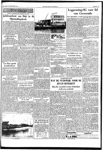 Rotterdamsch Nieuwsblad / Schiedamsche Courant / Rotterdams Dagblad / Waterweg / Algemeen Dagblad 1958-12-22