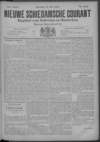 Nieuwe Schiedamsche Courant 1894-05-12