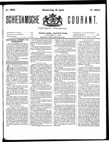 Schiedamsche Courant 1896-04-16