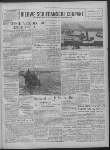 Nieuwe Schiedamsche Courant 1954-02-07