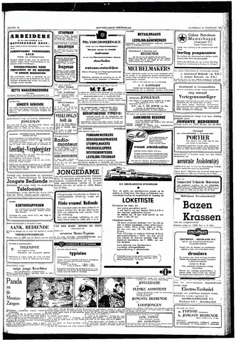 Rotterdamsch Nieuwsblad / Schiedamsche Courant / Rotterdams Dagblad / Waterweg / Algemeen Dagblad 1955-02-12