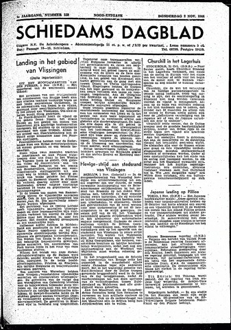 Schiedamsch Dagblad 1944-11-02