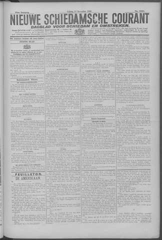 Nieuwe Schiedamsche Courant 1922-11-17