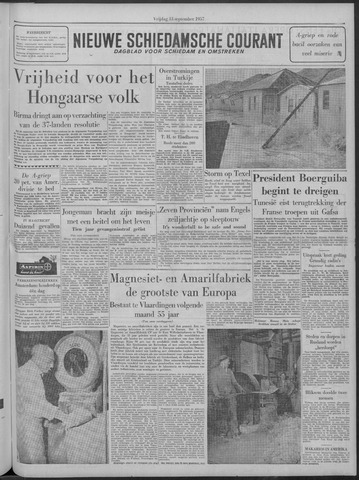 Nieuwe Schiedamsche Courant 1957-09-13