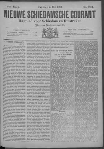 Nieuwe Schiedamsche Courant 1894-05-05